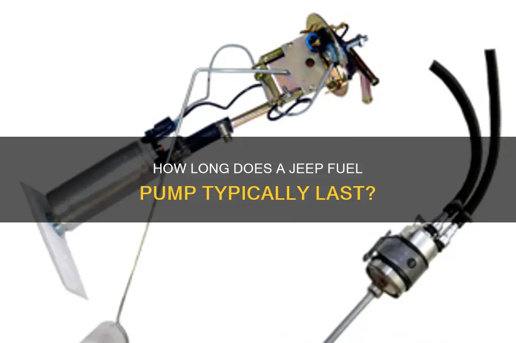 how long does a jeep fuel pump last