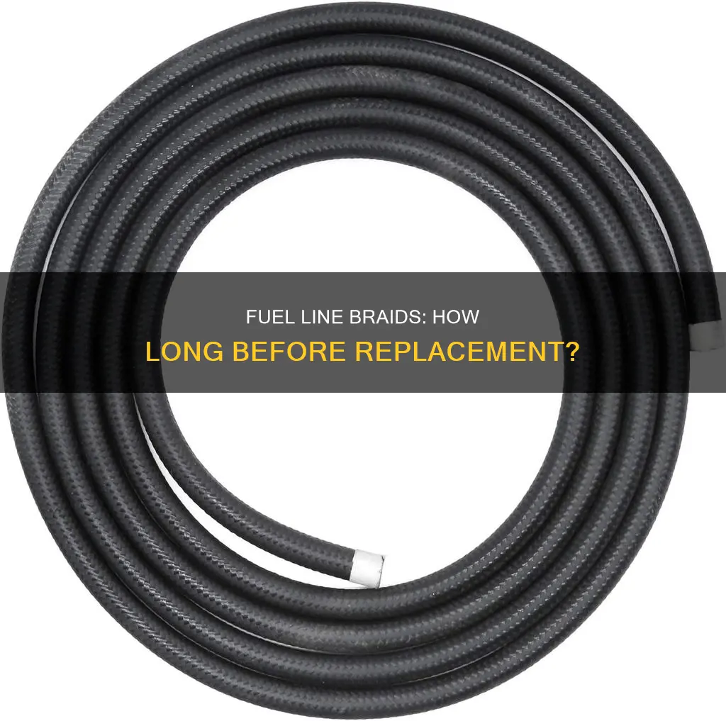 how long does braided fuel line last