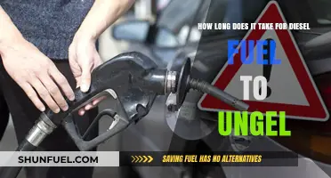 Diesel Fuel: Un-Gel Time and Temperature Factors