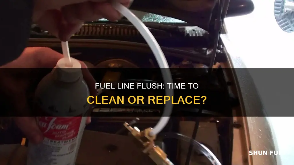 how long does it take to flush fuel lines