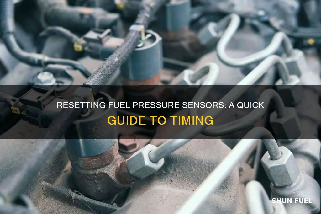 how long does it take to reset fuel pressure sensor