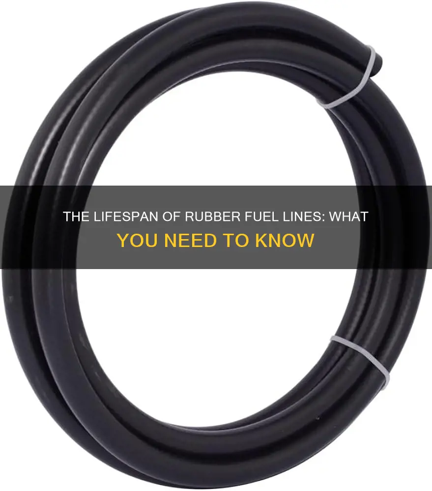 how long does rubber fuel line last