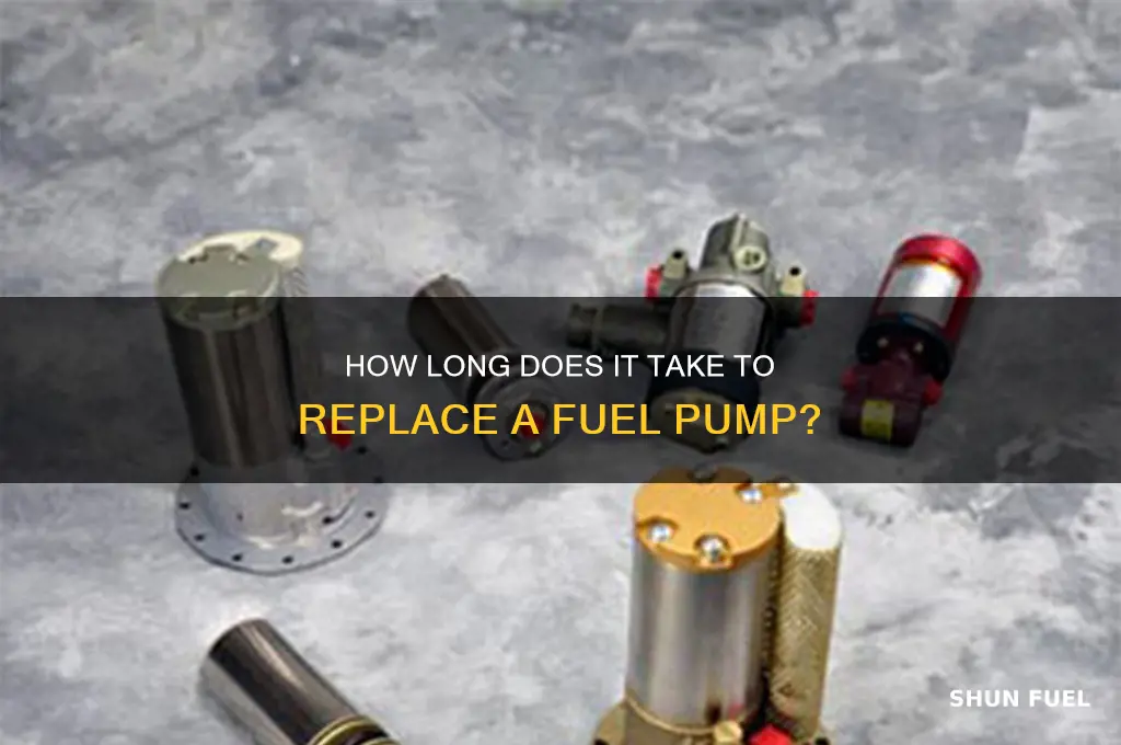 how long does take to take off fuel pump