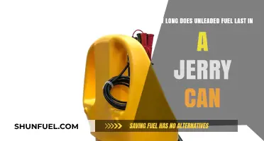 Unleaded Fuel Storage: How Long Does It Last in Jerry Cans?