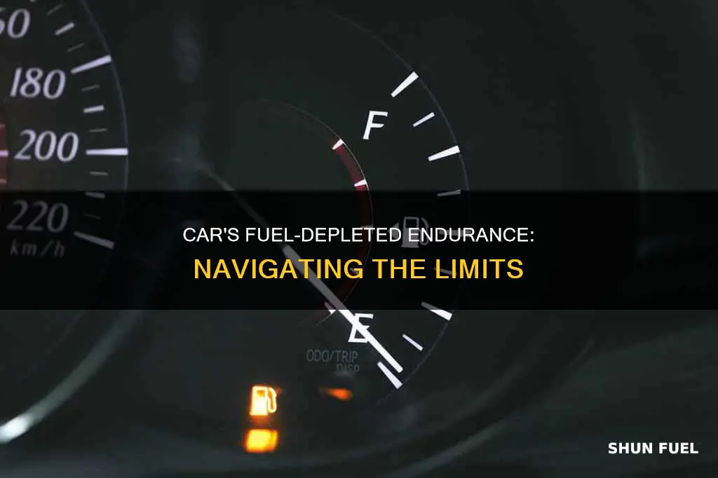 how long foes your car have after low fuel