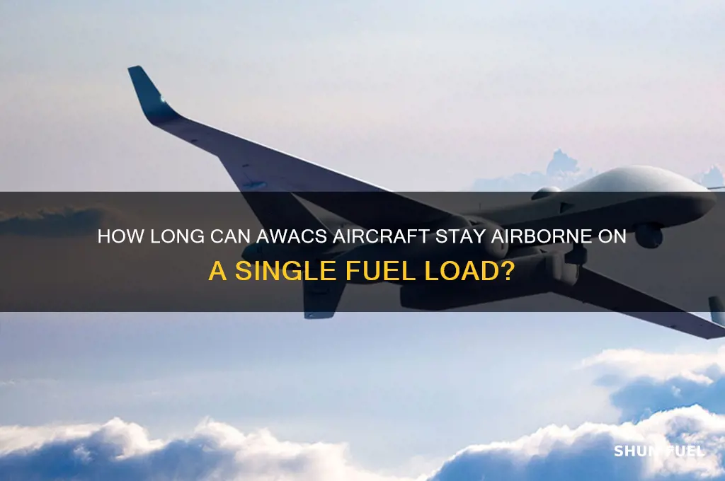 how long fuel for awacs
