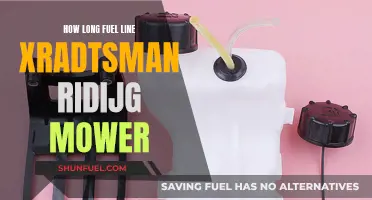 Fuel Line Maintenance for a Craftsman Riding Mower