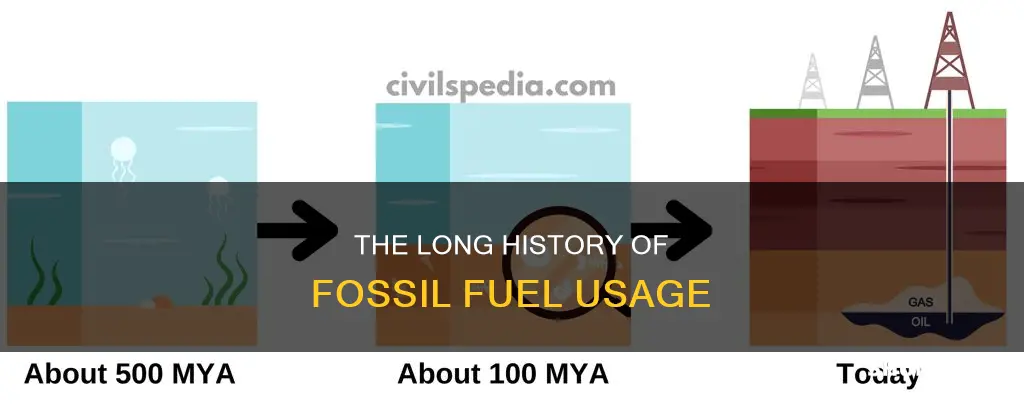 how long has fossil fuels been used