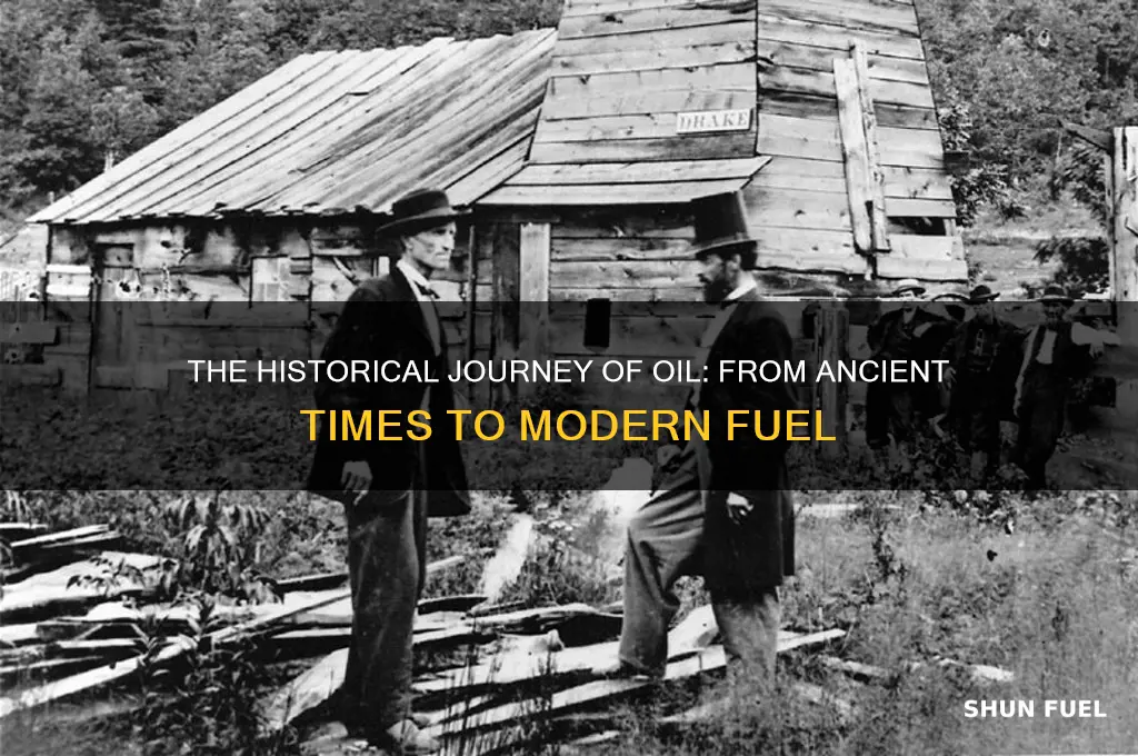 how long has oil been used as fuel