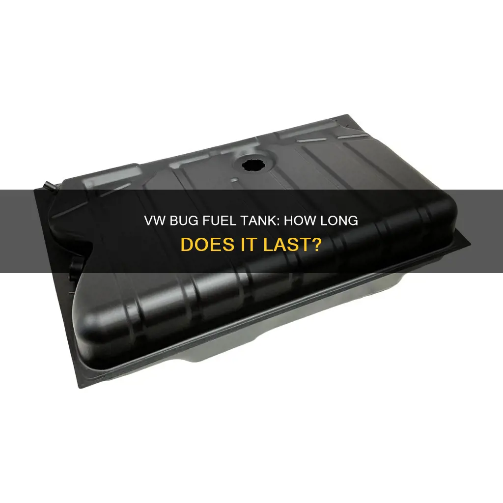 how long is a 1969 vw bug fuel tank