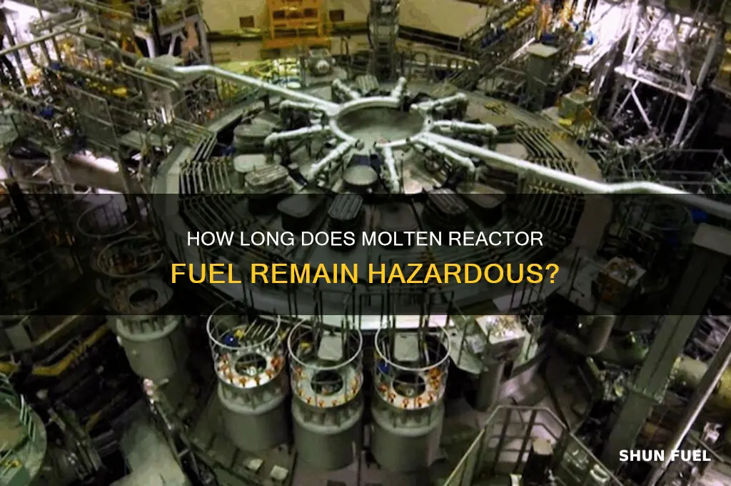 how long molten reactor fuel
