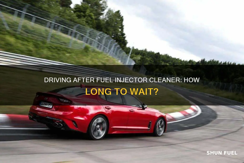 how long should you drive after adding fuel injector cleaner