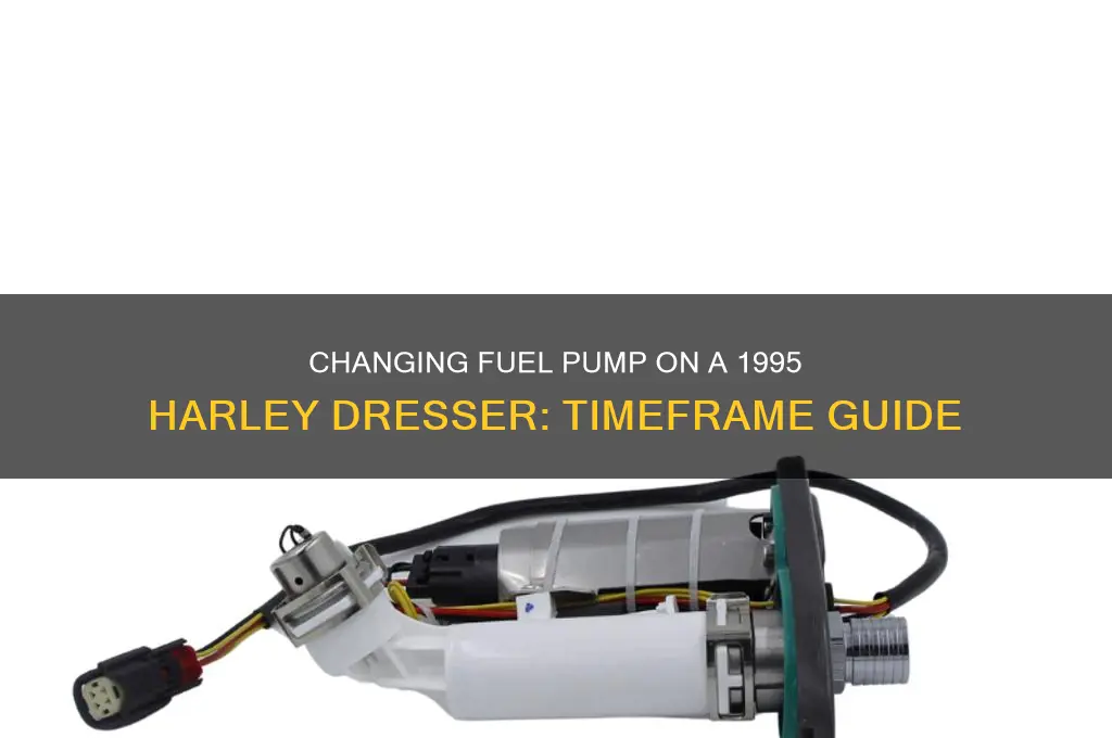 how long to change fuel pump on 1995 harley dresser