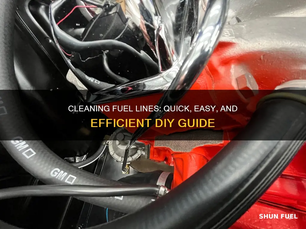 how long to clean fuel lines on a car