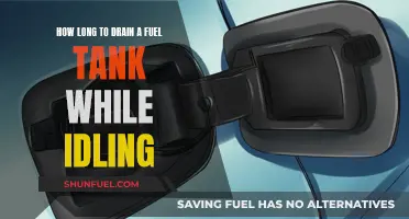 Idling Time Draining a Fuel Tank: How Long Does It Take?