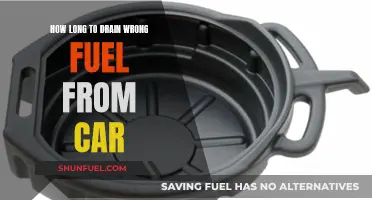 Draining Wrong Fuel from Your Car: How Long Does It Take?