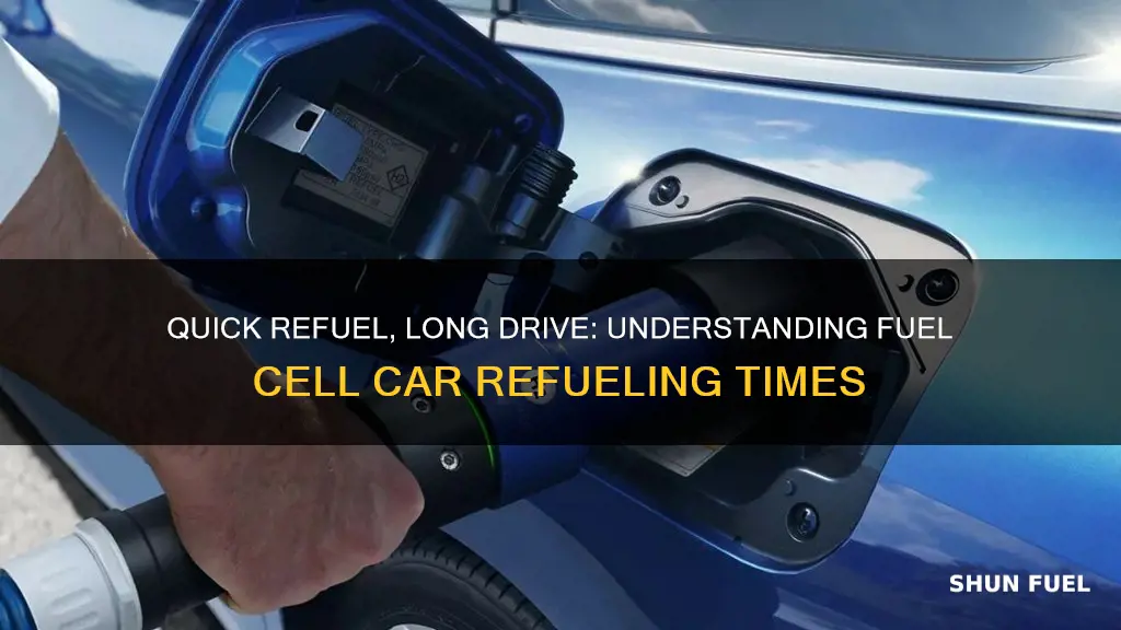 how long to refuel fuel cell cars