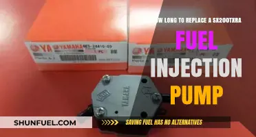 Replacing a SX200TXRA Fuel Injection Pump: Timeframe and Tips