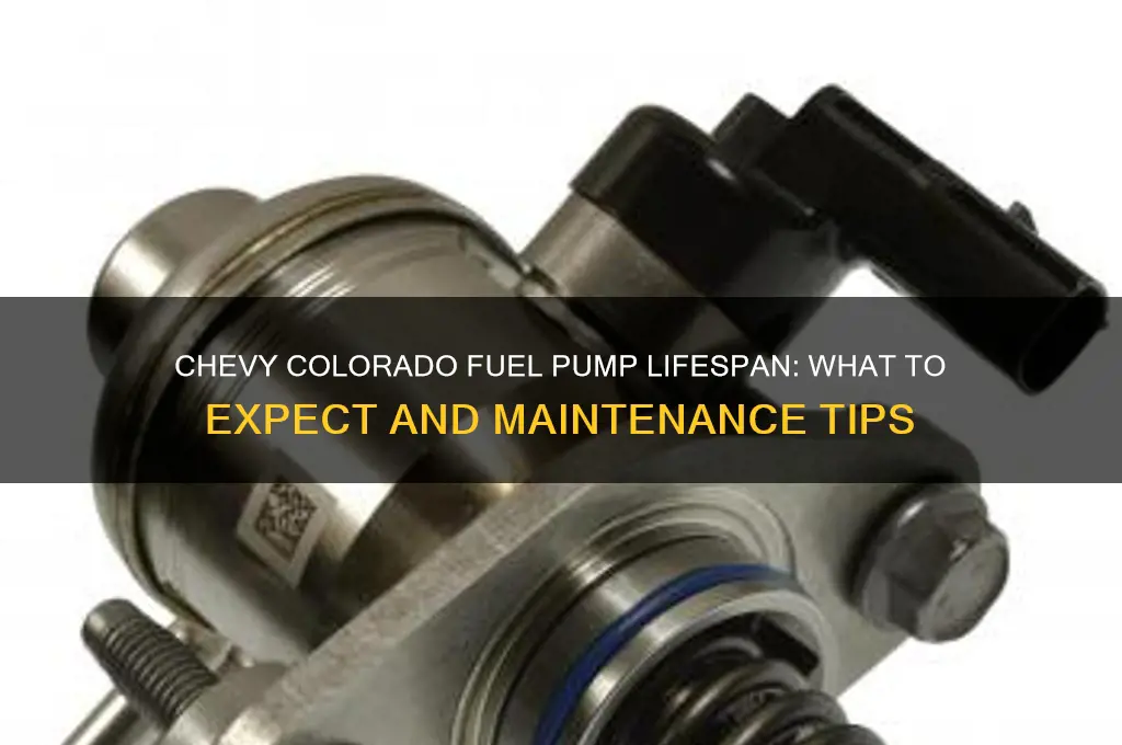 how long will a chevy colorado fuel pump last