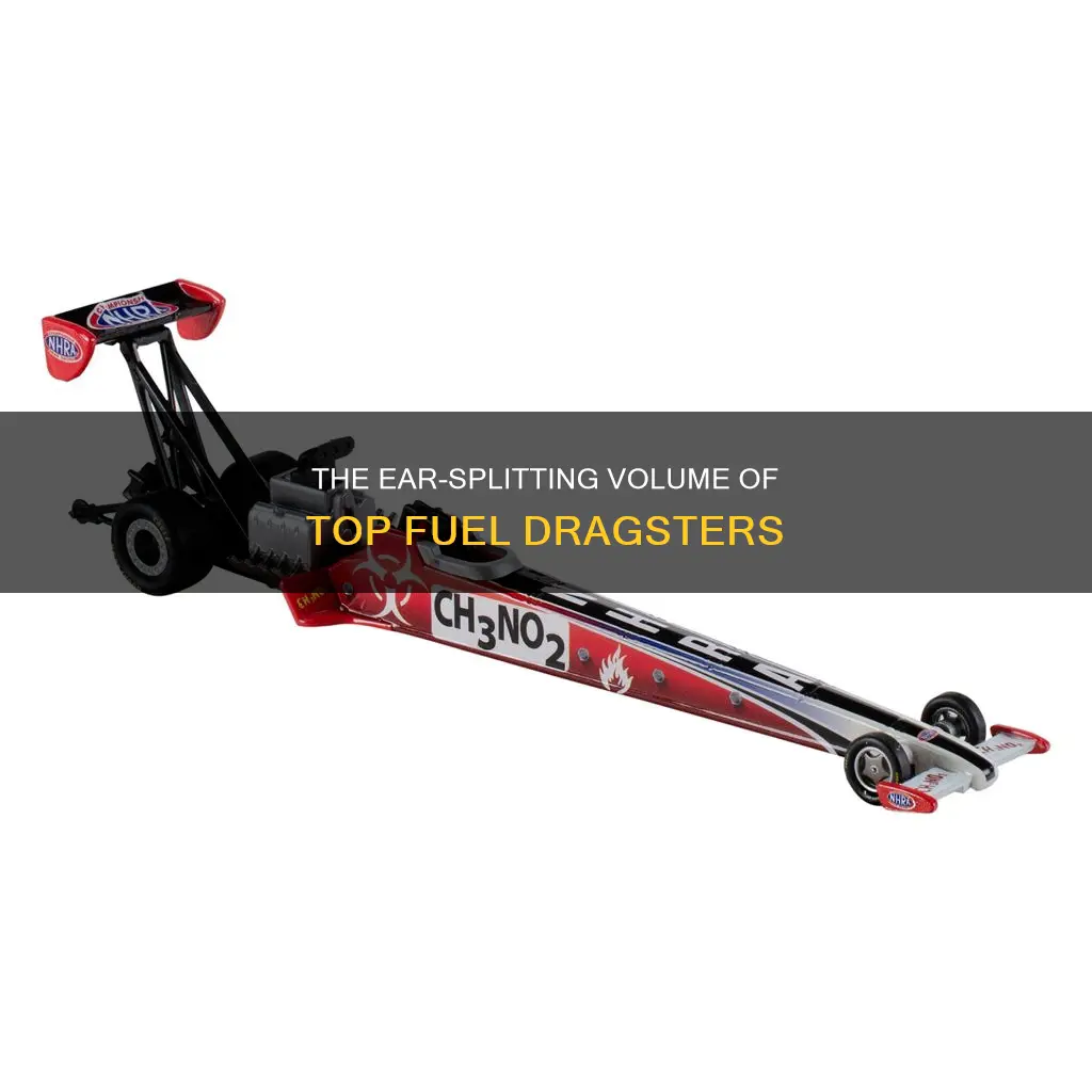how loud is a top fuel drag car