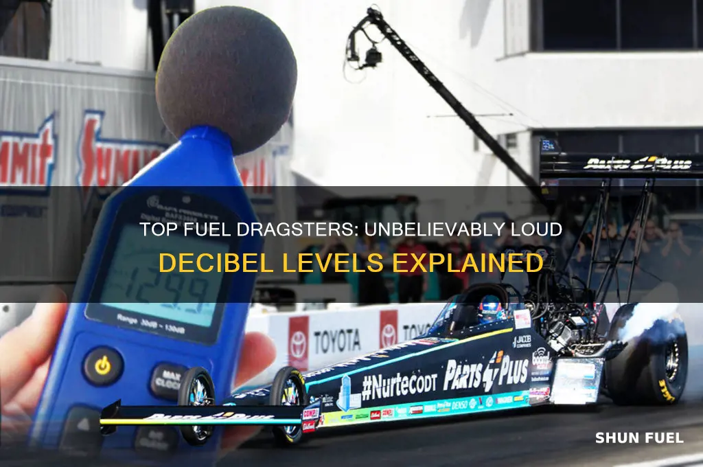 how loud top fuel dragster