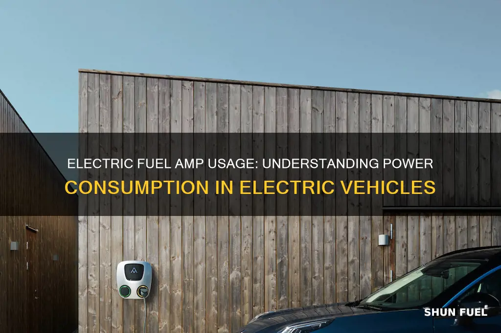 how many ampdoes a electric fuel use