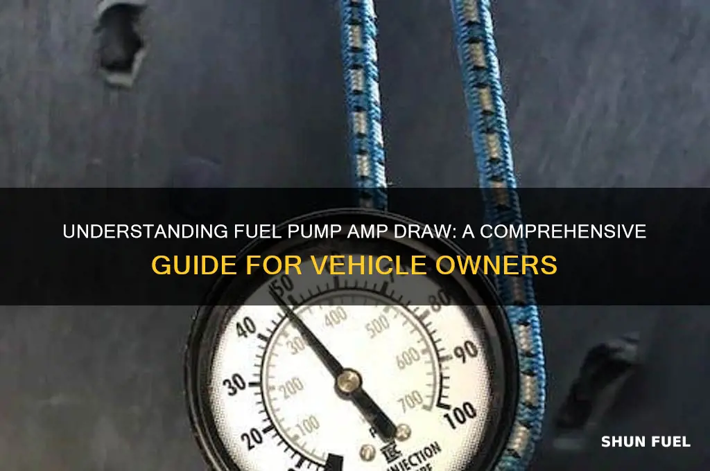 how many amps does a fuel pump draw