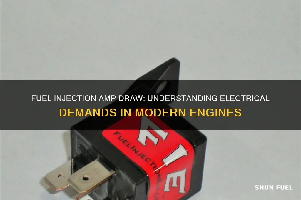 how many amps does fuel injection use