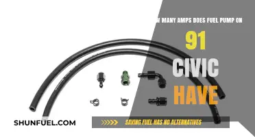 Understanding the Fuel Pump Amp Draw in a 1991 Honda Civic