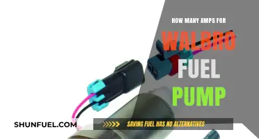 Walbro Fuel Pump Amperage Guide: Optimal Power for Performance