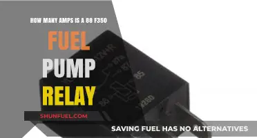 Understanding the 88 F350 Fuel Pump Relay's Amp Rating: A Guide