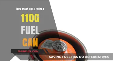 Boiling Efficiency: How Many Boils Can a 110g Fuel Can Yield?