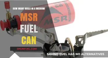 MSR Fuel Can Boils: How Many Does a Medium Can Yield?