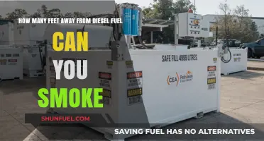 Stay Safe: Keep Distance When Smoking Near Diesel Fuel