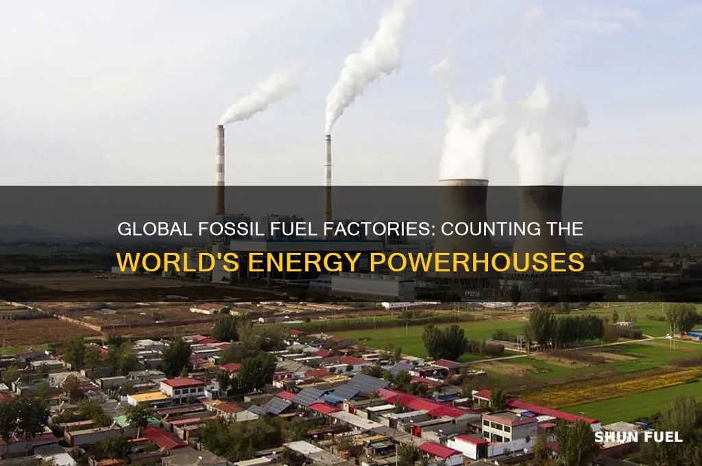 how many fossil fuel factories are there in the world