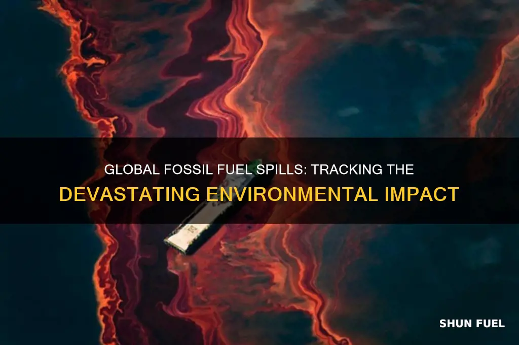 how many fossil fuel spills total world