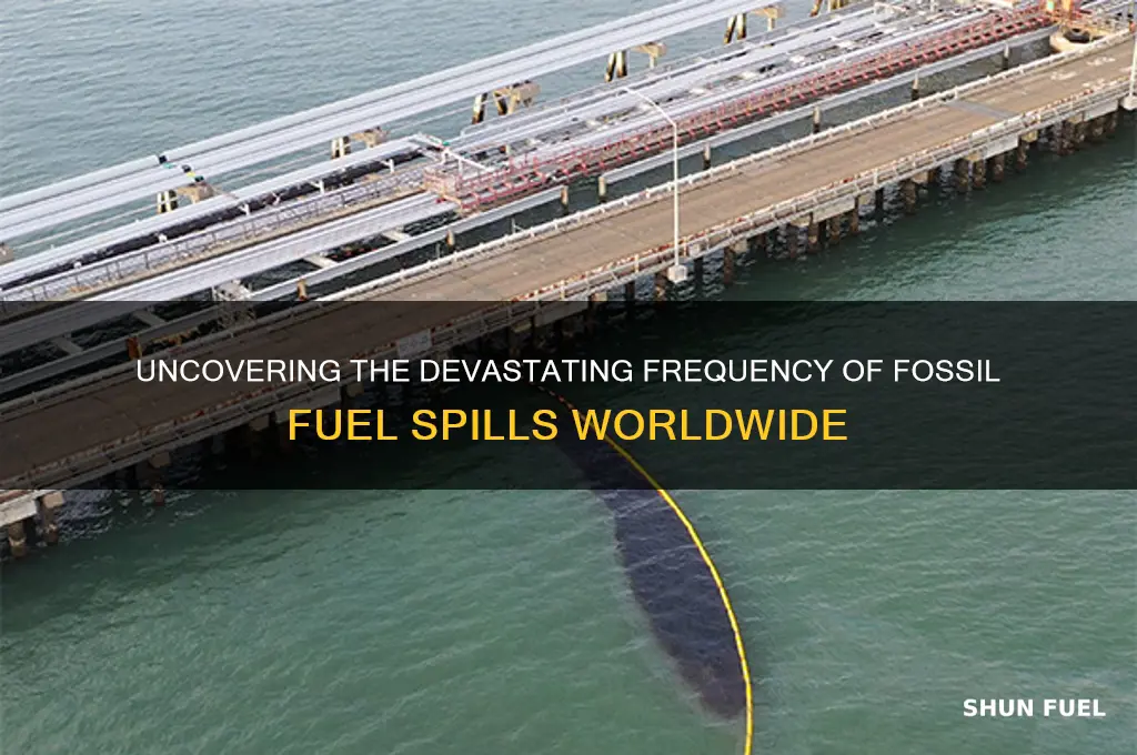 how many fossil fuel spills