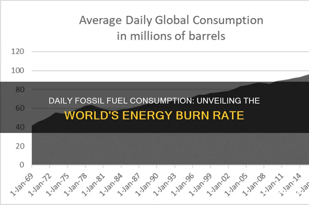 how many fossil fuels are burned a day