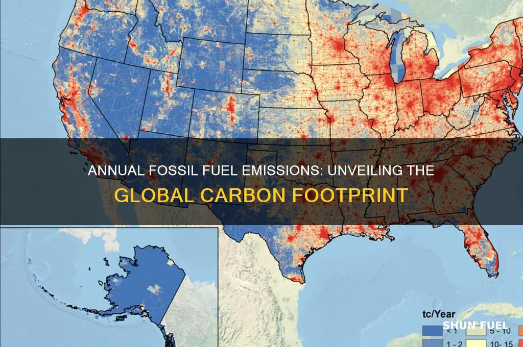 how many fossil fuels are emitted in a year
