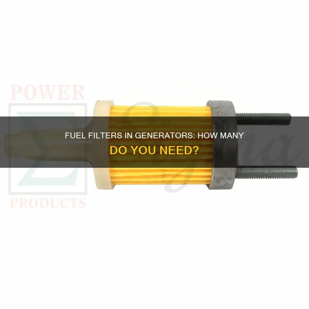 how many fuel filter does a generator have
