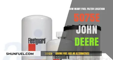 Locating Fuel Filters in John Deere 5075E Tractors