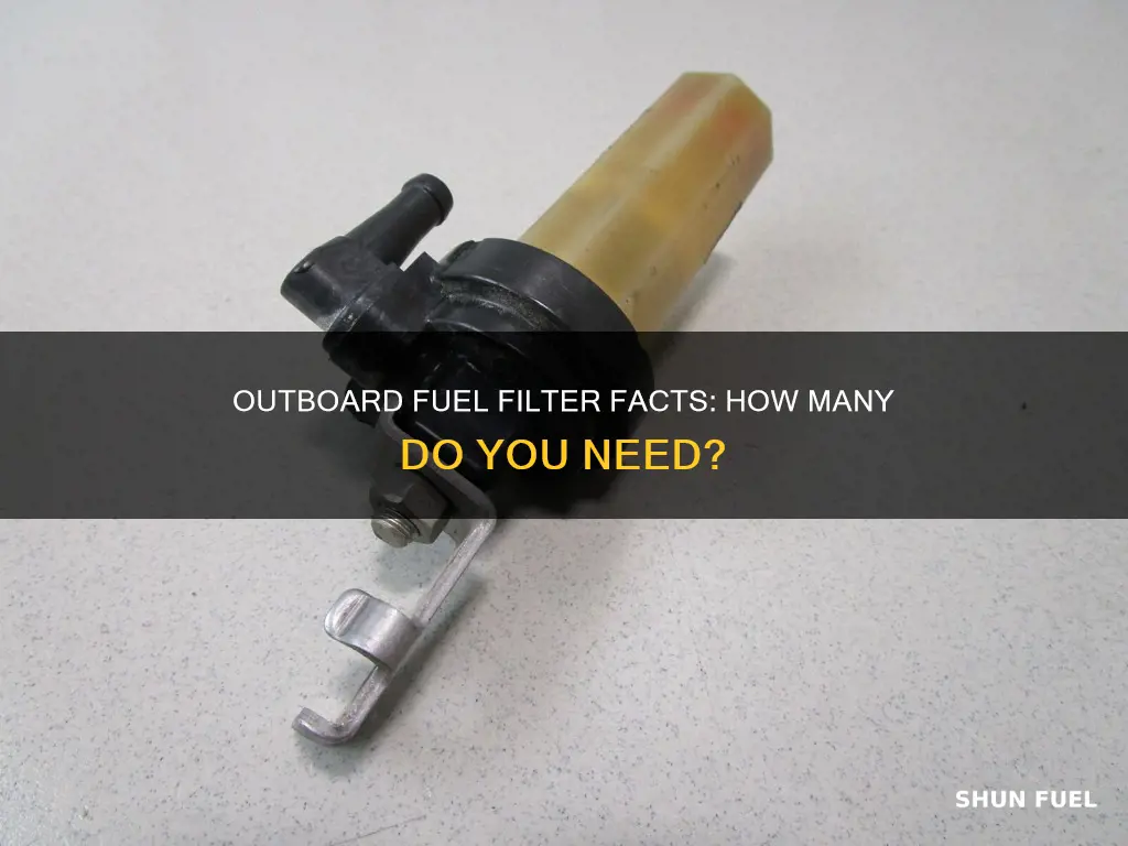 how many fuel filter on a mercury outboard