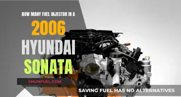 Fuel Injector Count in a 2006 Hyundai Sonata