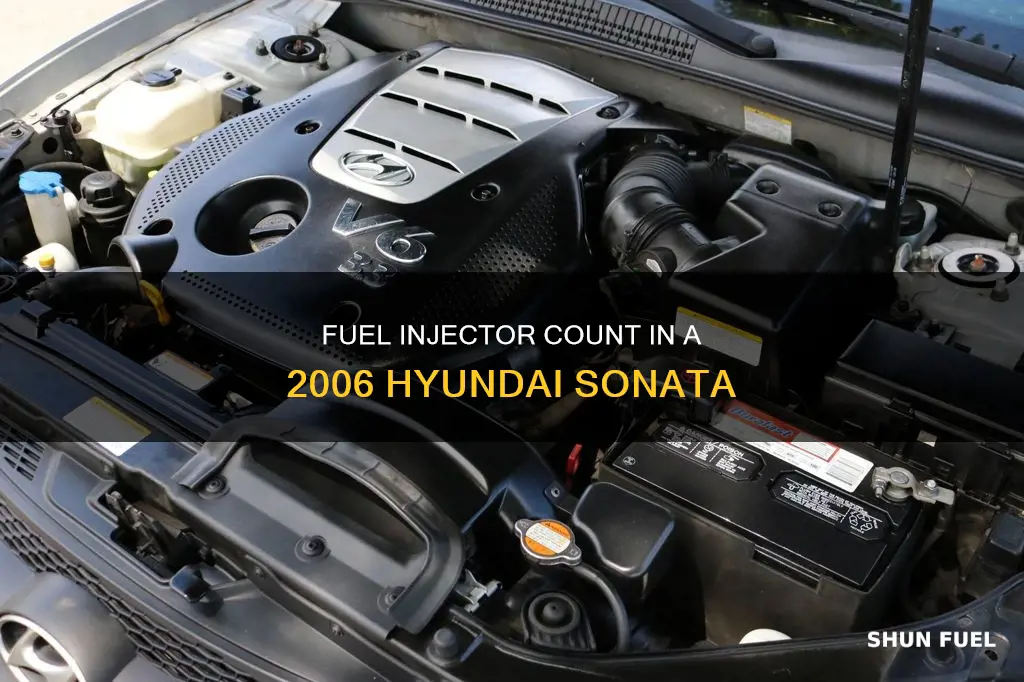 how many fuel injector in a 2006 hyundai sonata