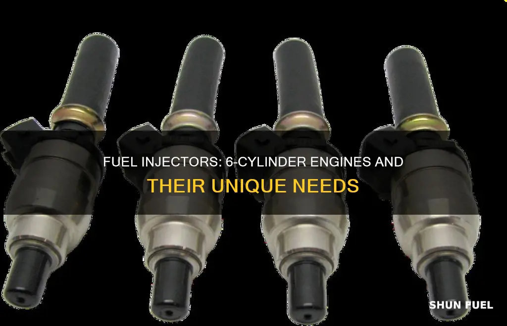 how many fuel injectors are in a 6 cylinder