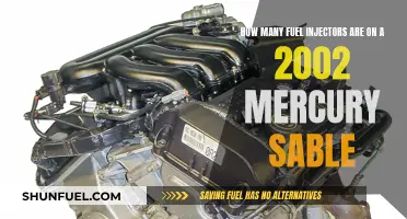 Fuel Injectors in a 2002 Mercury Sable: How Many?