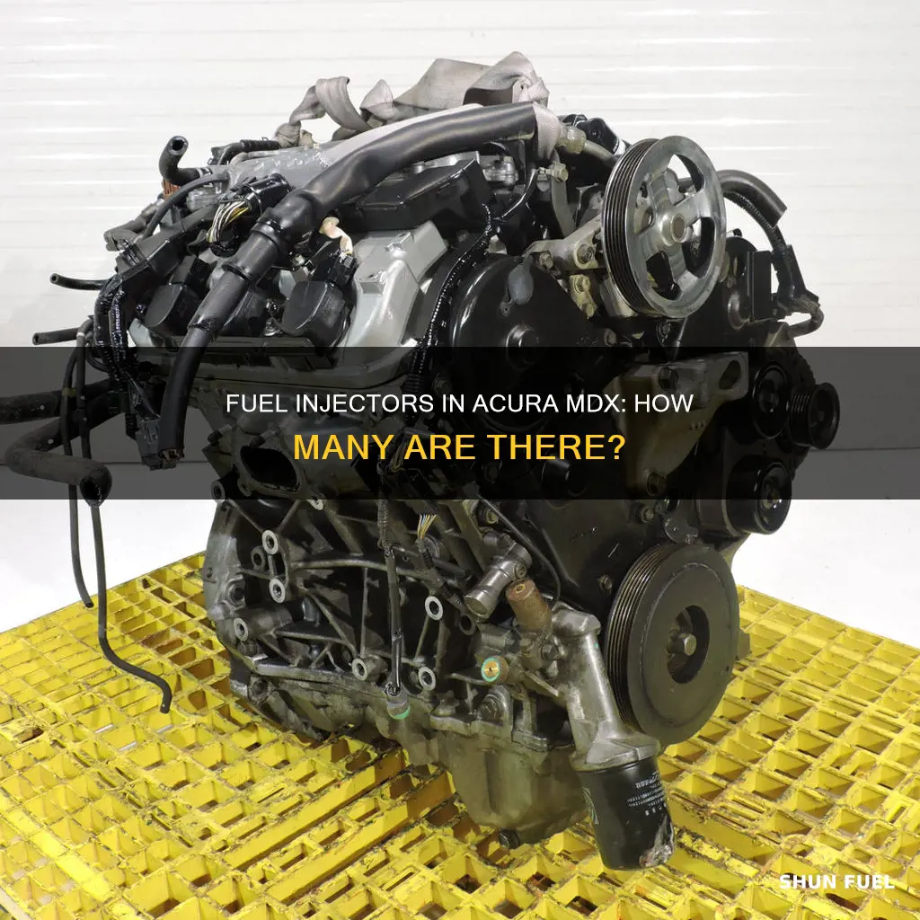 how many fuel injectors are on my acura mdx