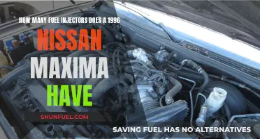 Fuel Injector Count for 1996 Nissan Maxima Models