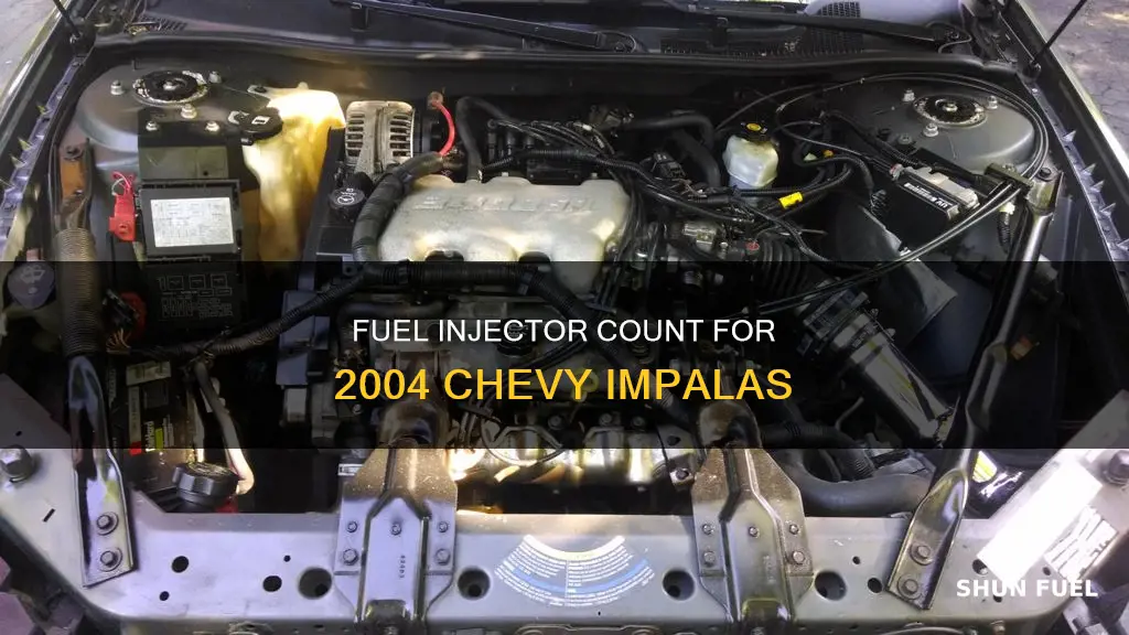 how many fuel injectors does a 2004 chevy impala take