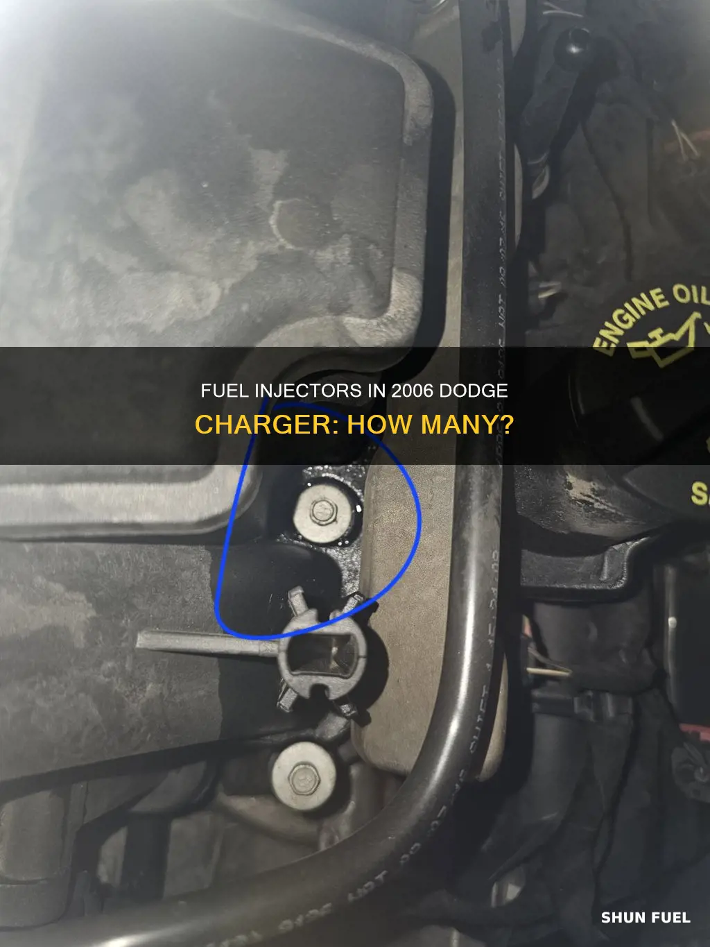 how many fuel injectors does a 2006 dodge charger have